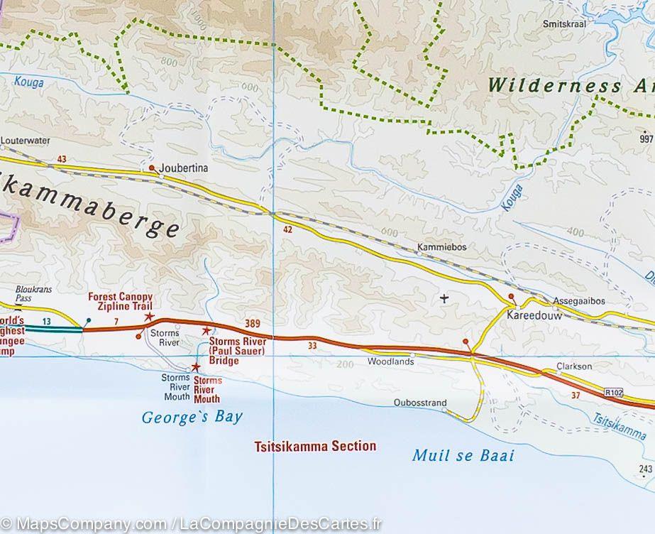 Carte routière - Région du Cap (Afrique du Sud) | Reise Know How carte pliée Reise Know-How 