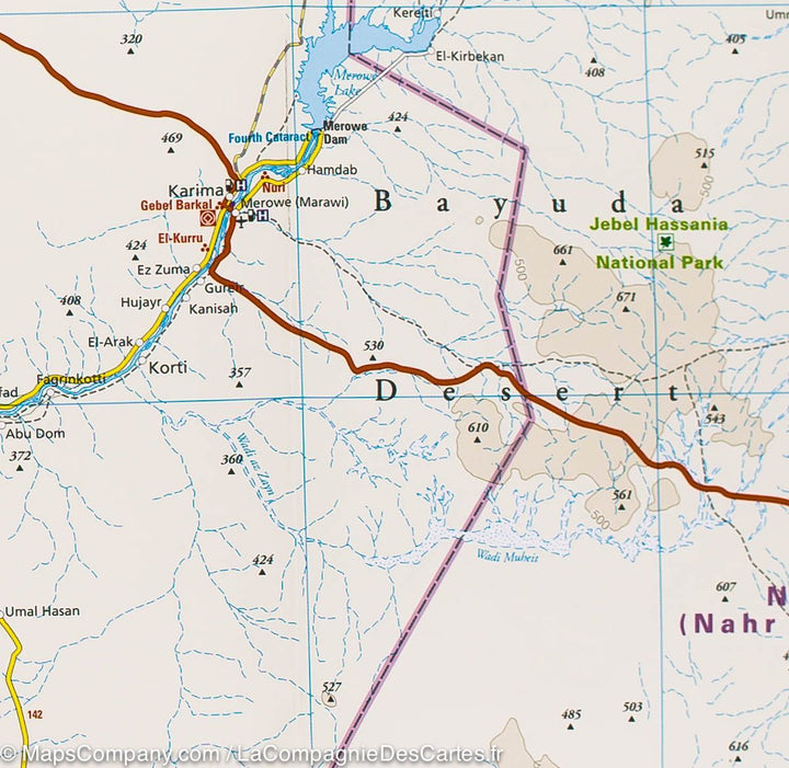 Carte routière - Soudan et Sud-Soudan | Reise Know How carte pliée Reise Know-How 