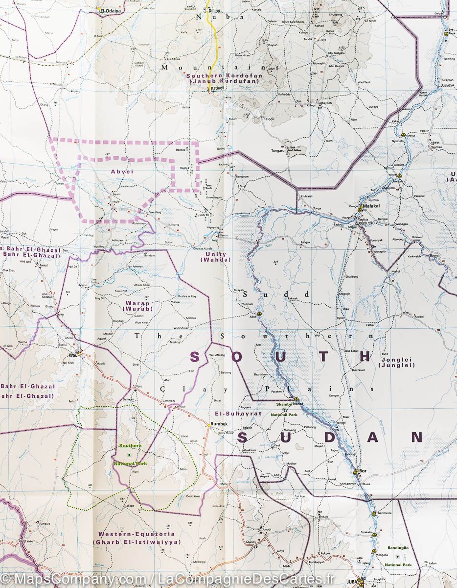 Carte routière - Soudan et Sud-Soudan | Reise Know How carte pliée Reise Know-How 