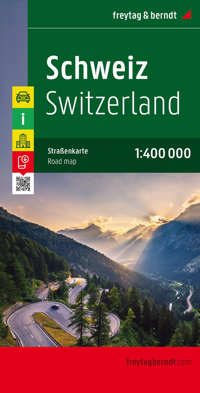 Carte routière - Suisse | Freytag & Berndt carte pliée Freytag & Berndt 
