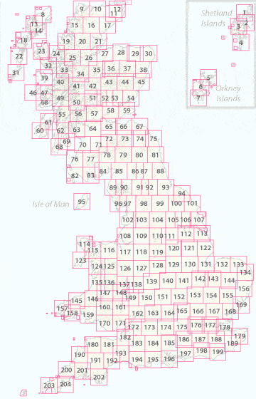Carte topographique n° 171 - Cardiff, Newport (Grande Bretagne) | Ordnance Survey - Landranger carte pliée Ordnance Survey 