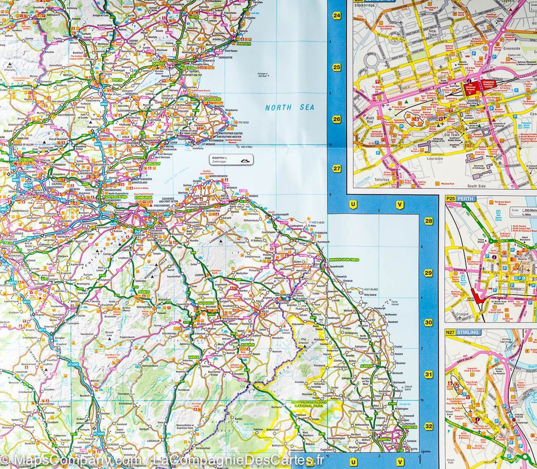 Carte touristique - Ecosse - Tour 12 | Ordnance Survey carte pliée Ordnance Survey 