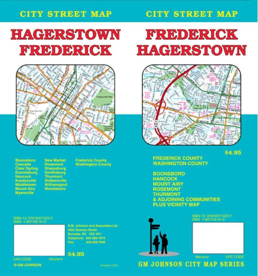 Frederick and Hagerstown - Maryland | GM Johnson Road Map 