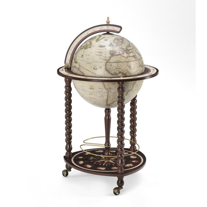 Globe-Bar "Explora" - couleur blanc vieilli - Diamètre 40 cm | Zoffoli globe Zoffoli 