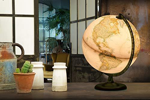 Globe Terrestre Vintage lumineux