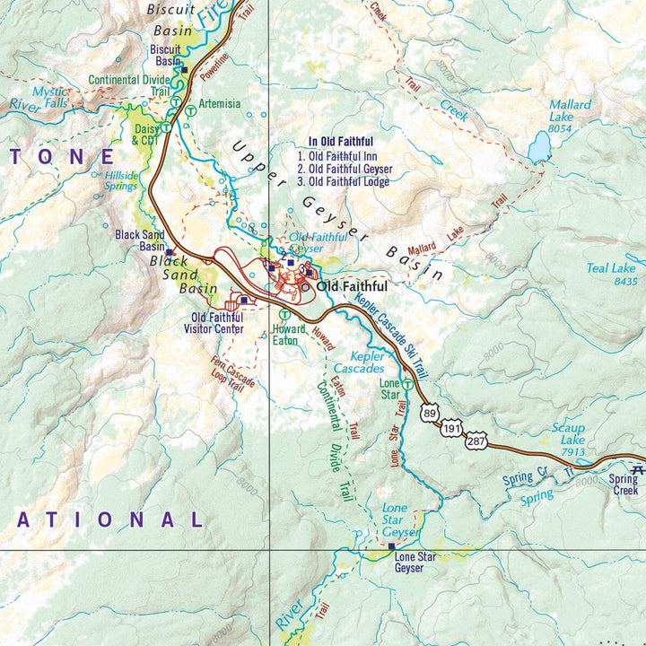 Greater Yellowstone and Grand Teton Recreation Atlas and Guide | Benchmark Maps atlas Benchmark Maps 