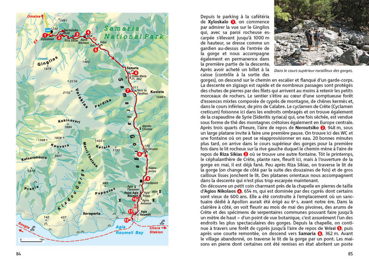 Guide de randonnée - Crète | Rother guide de conversation Rother 