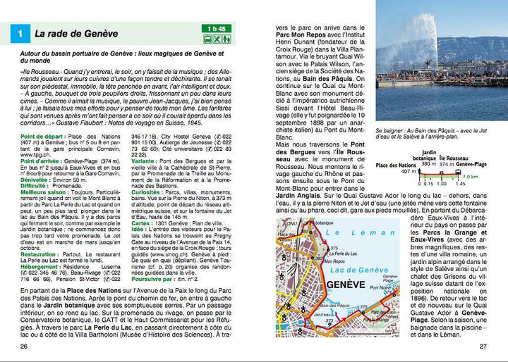 Guide de Randonnée Rother - Lac Léman (Genève, Chablais, Riviera, Lavaux, La Côte, Jura) - La Compagnie des Cartes