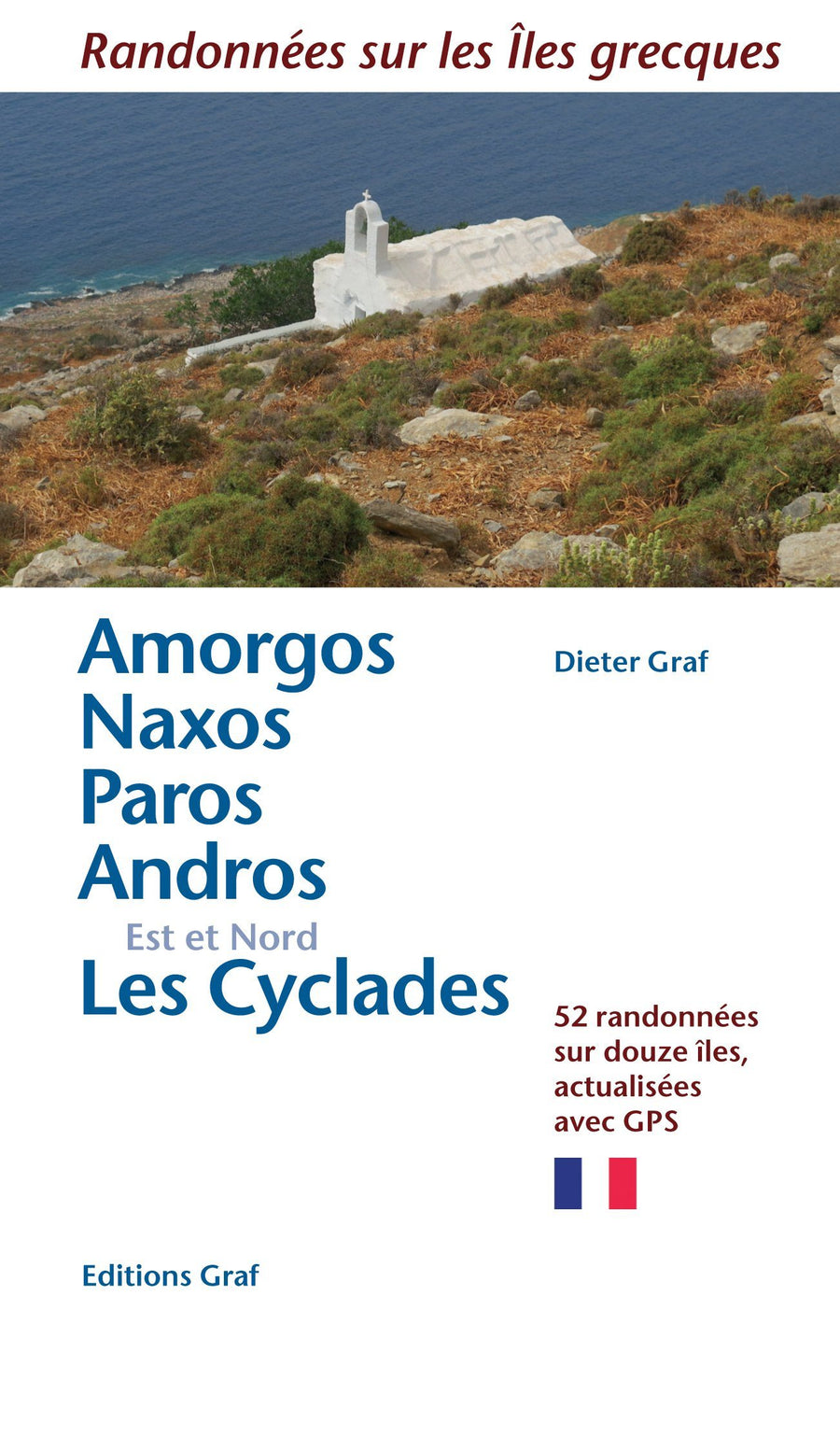 Guide de randonnées - Amorgos, Naxos, Paros, Andros, Est & Nord des Cyclades | Graf Editions guide de randonnée Graf Editions 