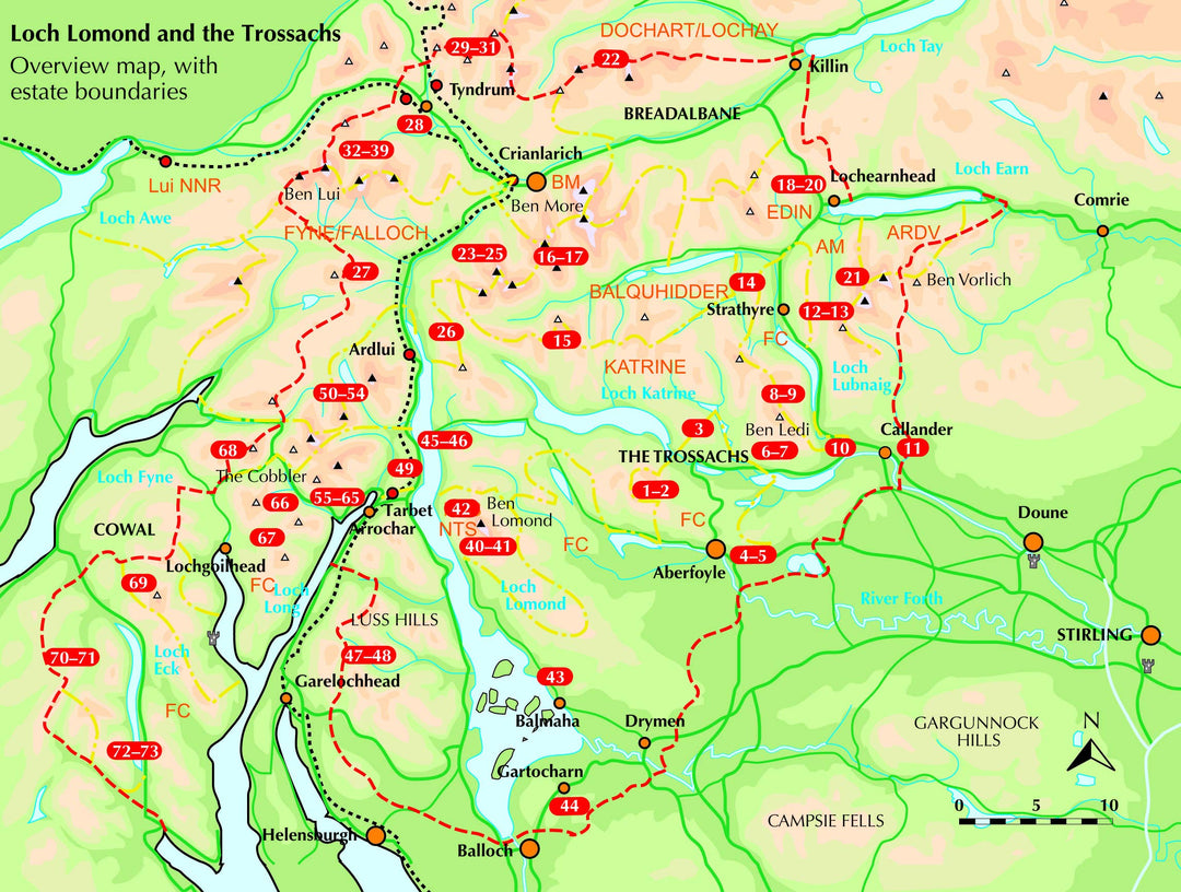 Guide de randonnées (en anglais) - Loch Lomond & the Trossachs | Cicerone guide de randonnée Cicerone 