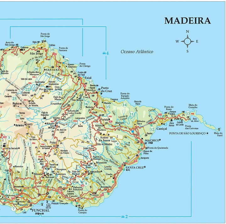 Guide de randonnées (en anglais) - Madeira | Sunflower guide de randonnée Sunflower 
