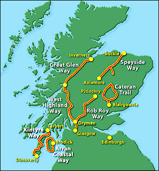 Guide de randonnées (en anglais) - Rob Roy Way (Ecosse) | Rucksack Readers guide de randonnée Rucksack Readers 