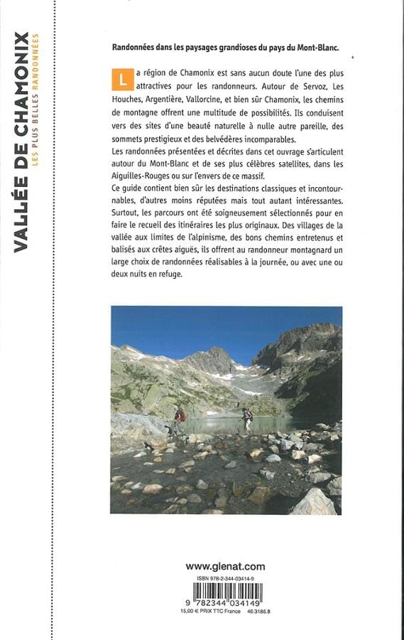 Guide de randonnées - Vallée de Chamonix, les plus belles randonnées | Glénat guide petit format Glénat 
