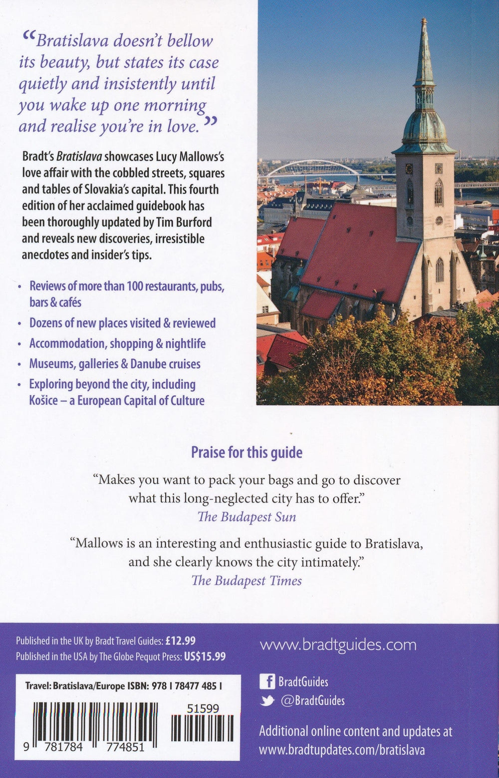 Guide de voyage (en anglais) - Bratislava | Bradt guide de voyage Bradt 