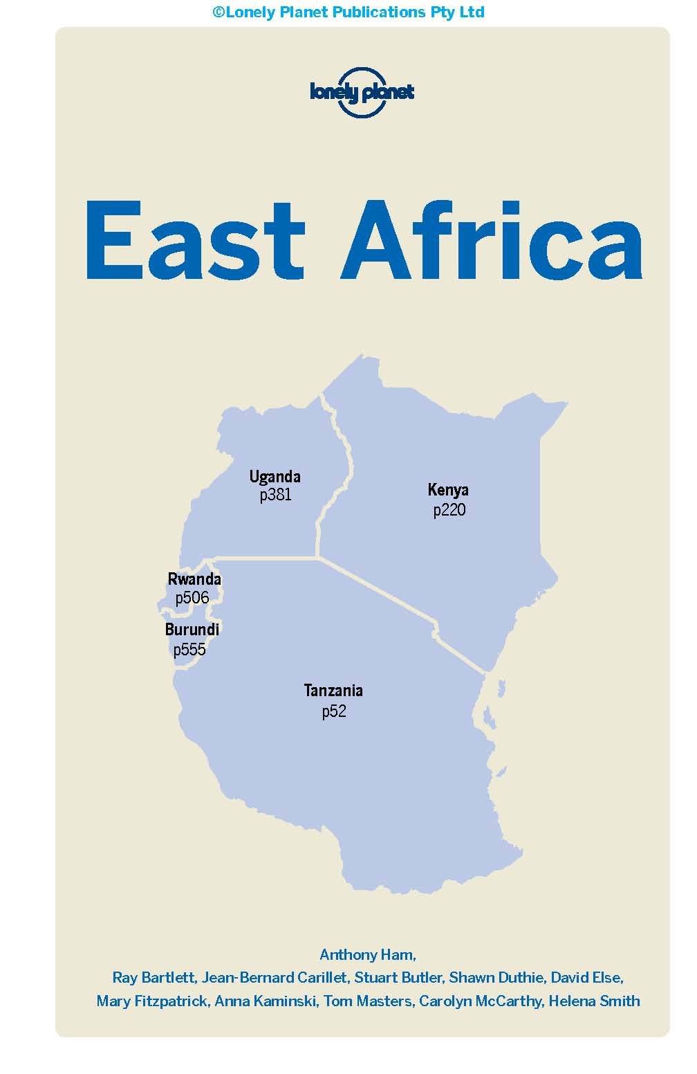 hiking　Guide　Travel　–　and　Travel　MapsCompany　East　Planet　Lonely　Africa　maps