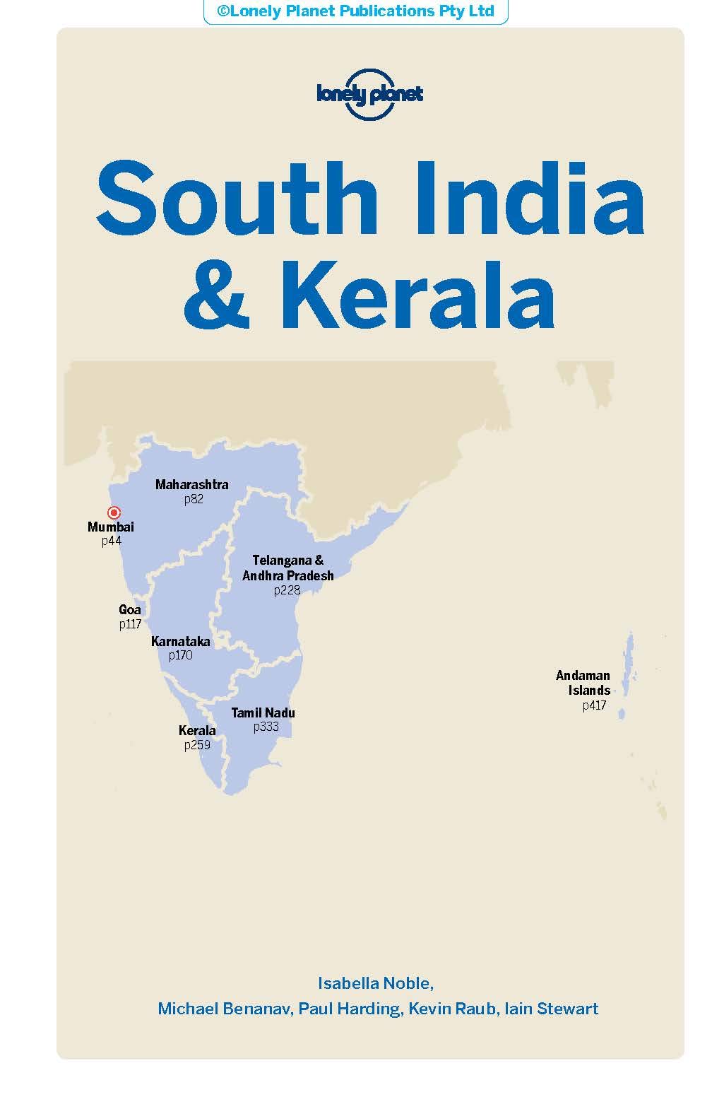 –　maps　India　hiking　Travel　and　amp;　South　Lonely　Guide　MapsCompany　Travel　Kerala　Planet