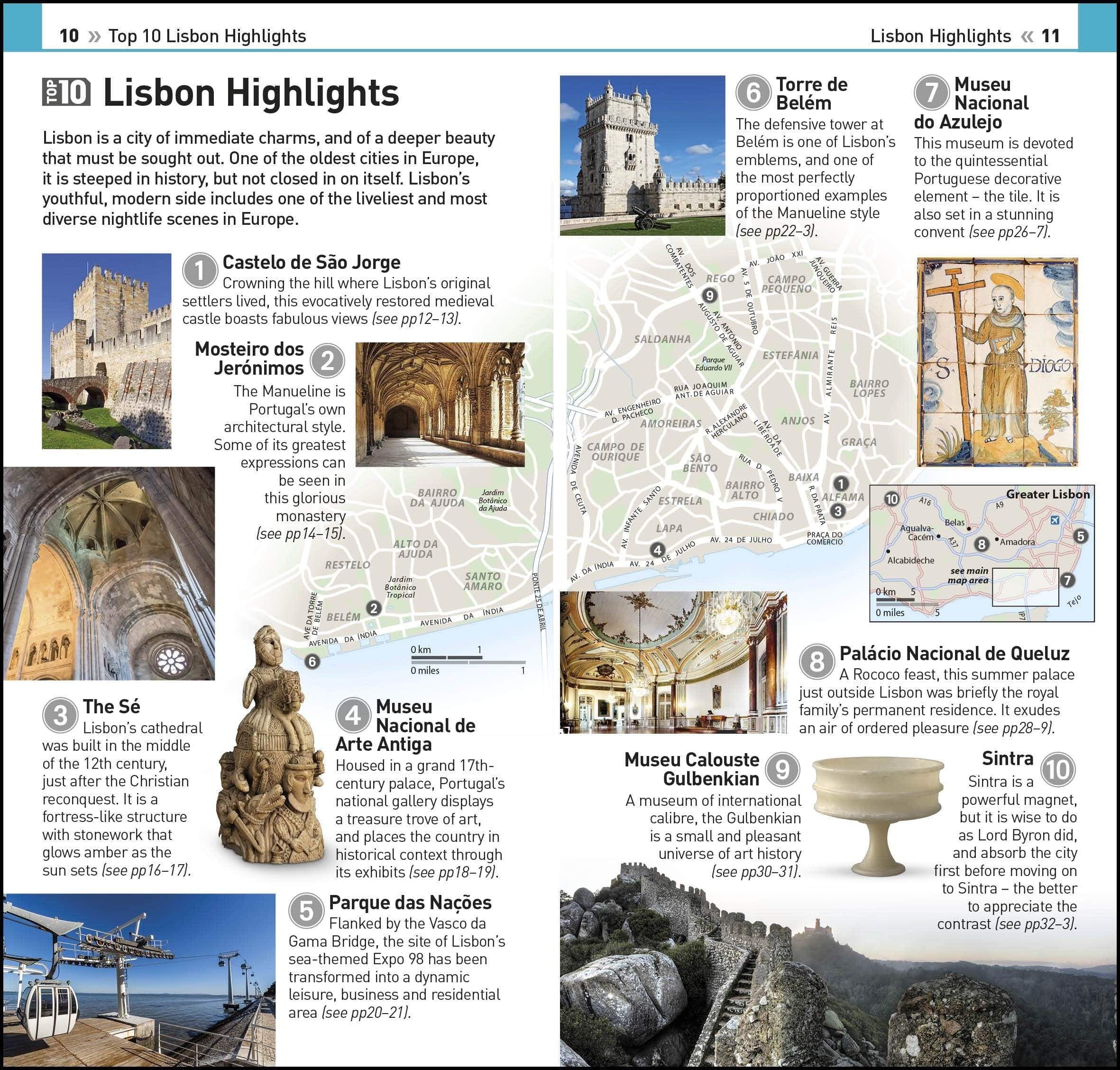 Travel　Top　10　–　Travel　Eyewitness　Guide　and　Lisbon　MapsCompany　hiking　maps