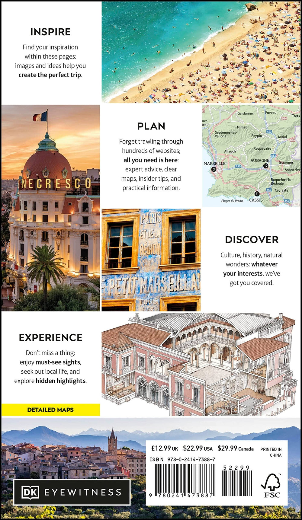 Guide de voyage (en anglais) - Provence & the Côte d'Azur | Eyewitness guide de voyage Eyewitness 