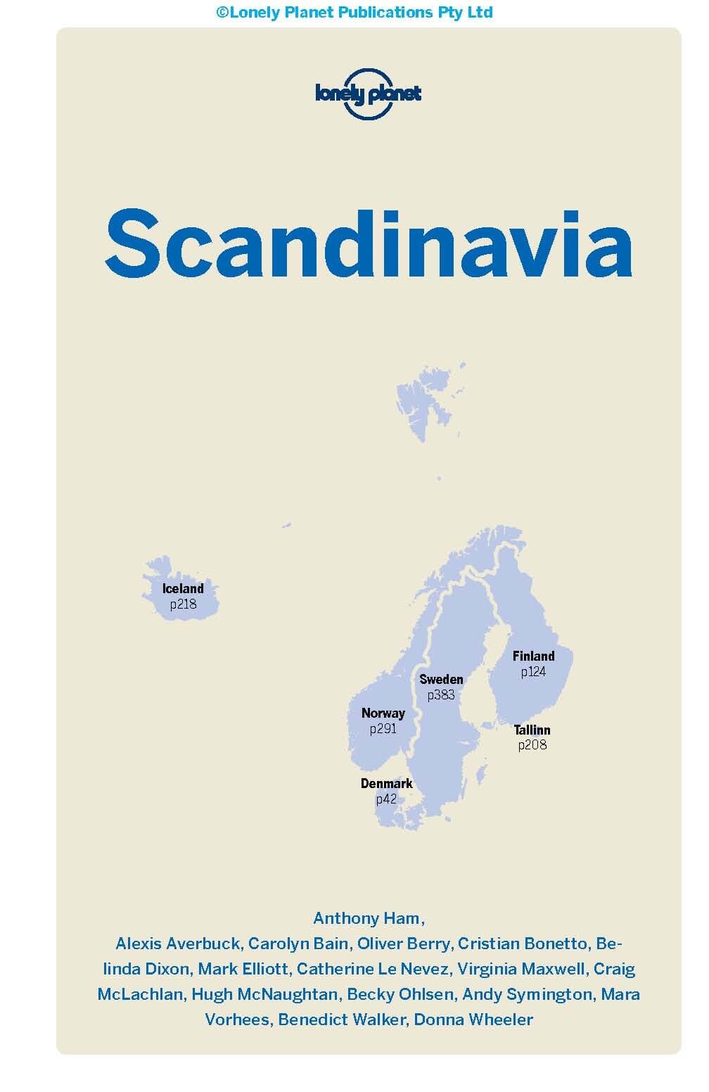 English)　Travel　maps　Lonely　(in　Travel　–　Planet　hiking　Guide　and　Scandinavia　MapsCompany