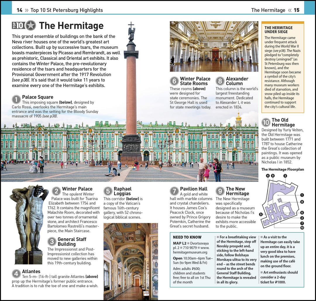 Guide de voyage (en anglais) - St-Petersburg Top 10 | Eyewitness guide petit format Eyewitness 