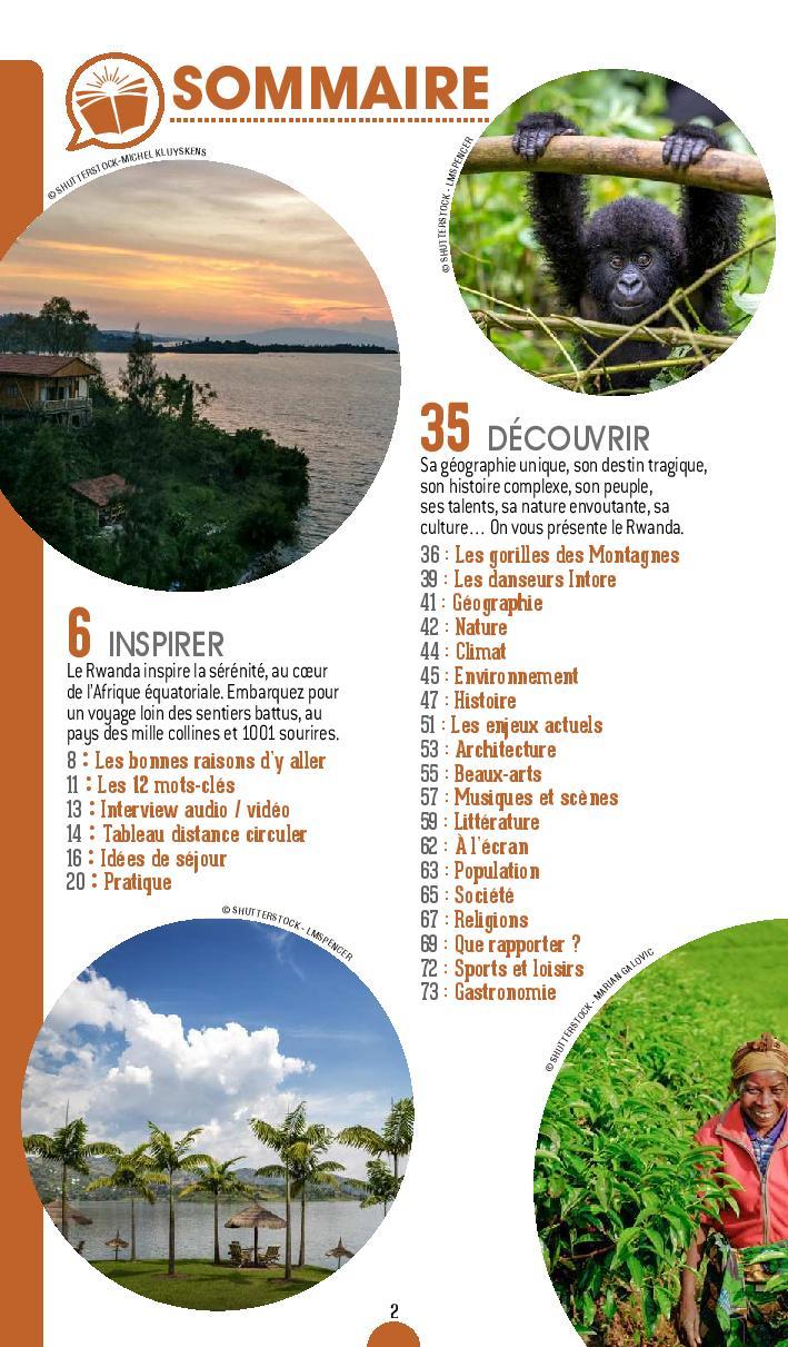 Guide de voyage - Rwanda 2021/22 | Petit Futé guide de voyage Petit Futé 