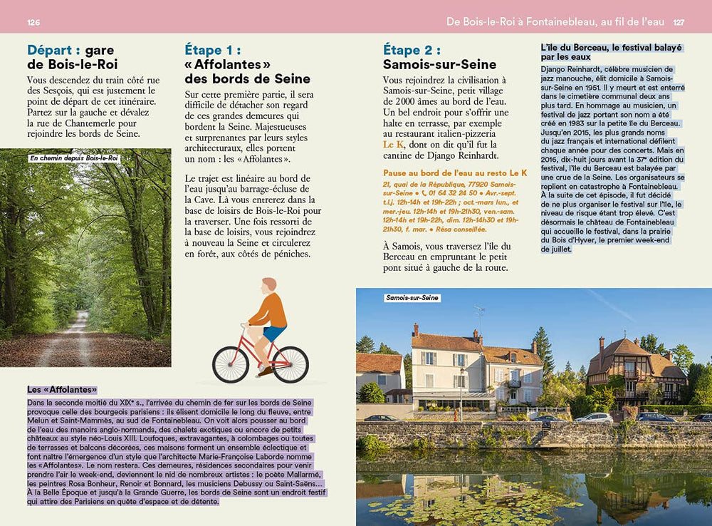 Guide de voyage - Un Grand Week-end : Balades à vélo dans Paris et ses environs - Édition 2021 | Hachette guide de voyage Hachette 