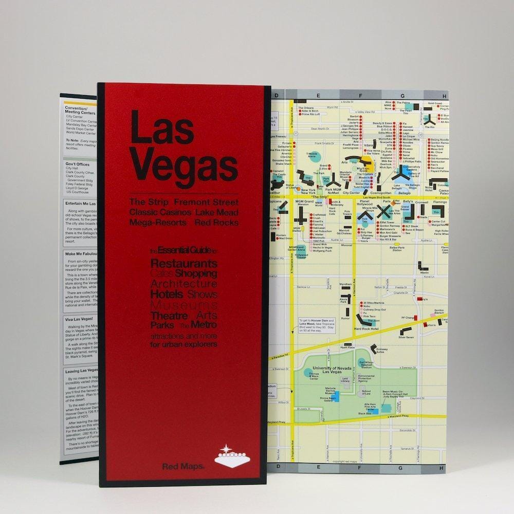 Las Vegas, Nevada | Red Maps City Plan 