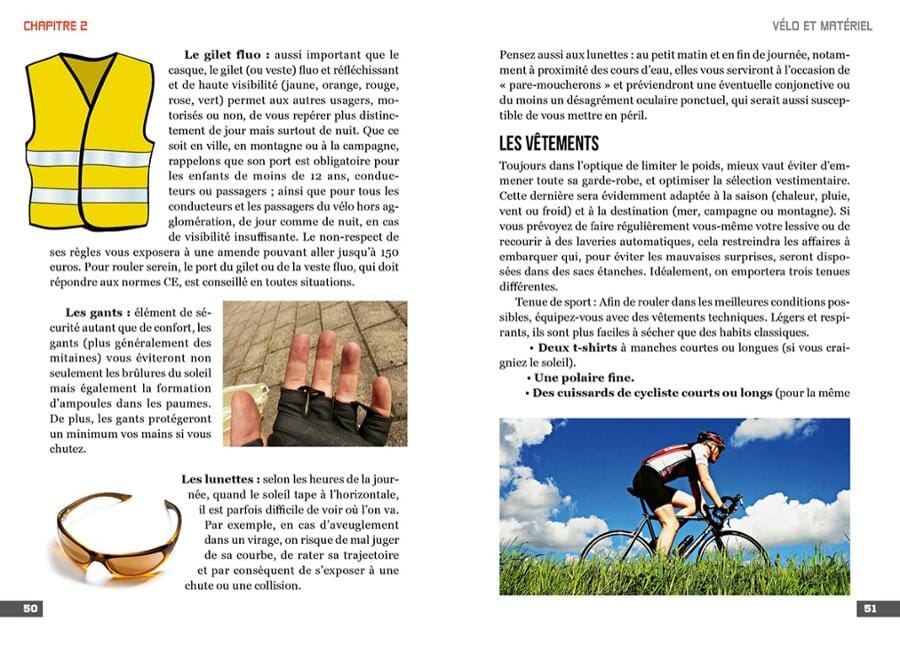 Le petit guide pratique du voyageur à vélo | Chamina guide petit format Chamina 