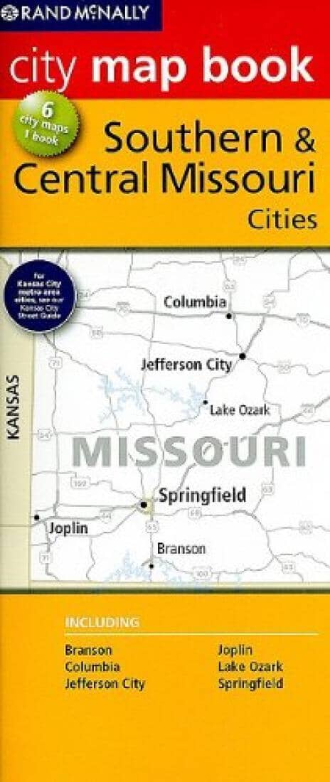 Southern & Central Missouri City Map Book | Rand McNally Atlas 