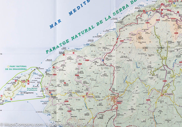 Lot de cartes de randonnée de Majorque (Baléares, Espagne) | Alpina - La Compagnie des Cartes
