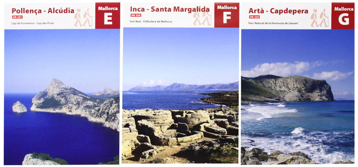 Lot de cartes de randonnée - Majorque (Baléares)- GR221, GR222 | Alpina carte pliée Editorial Alpina 