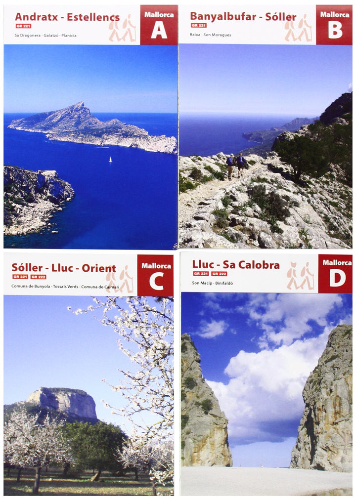 Lot de cartes de randonnée - Majorque (Baléares)- GR221, GR222 | Alpina carte pliée Editorial Alpina 