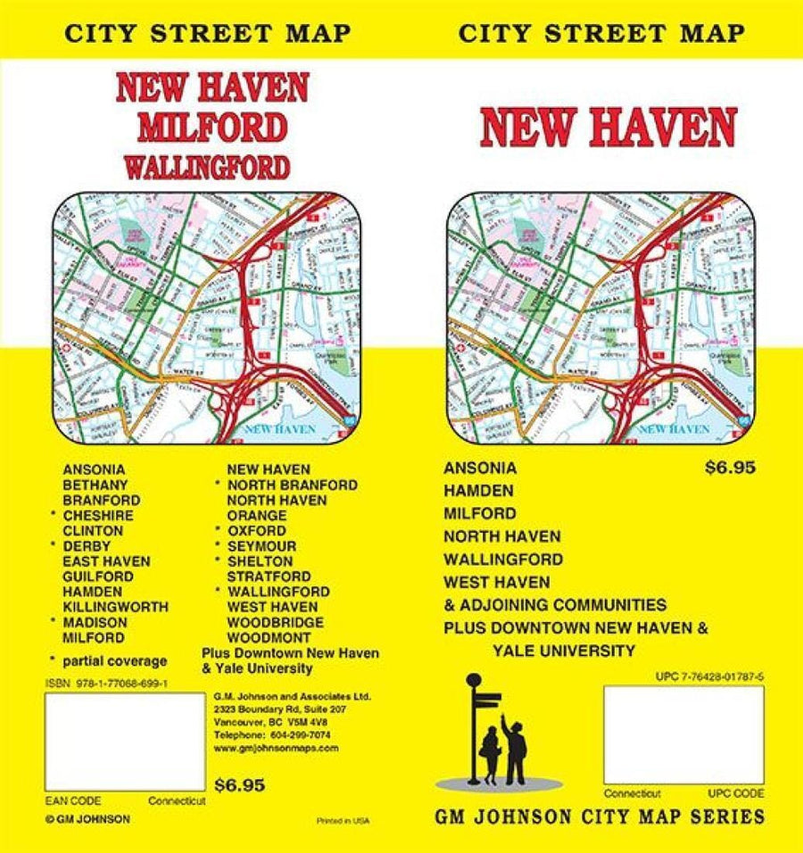 New Haven - CT Map | GM Johnson Road Map 