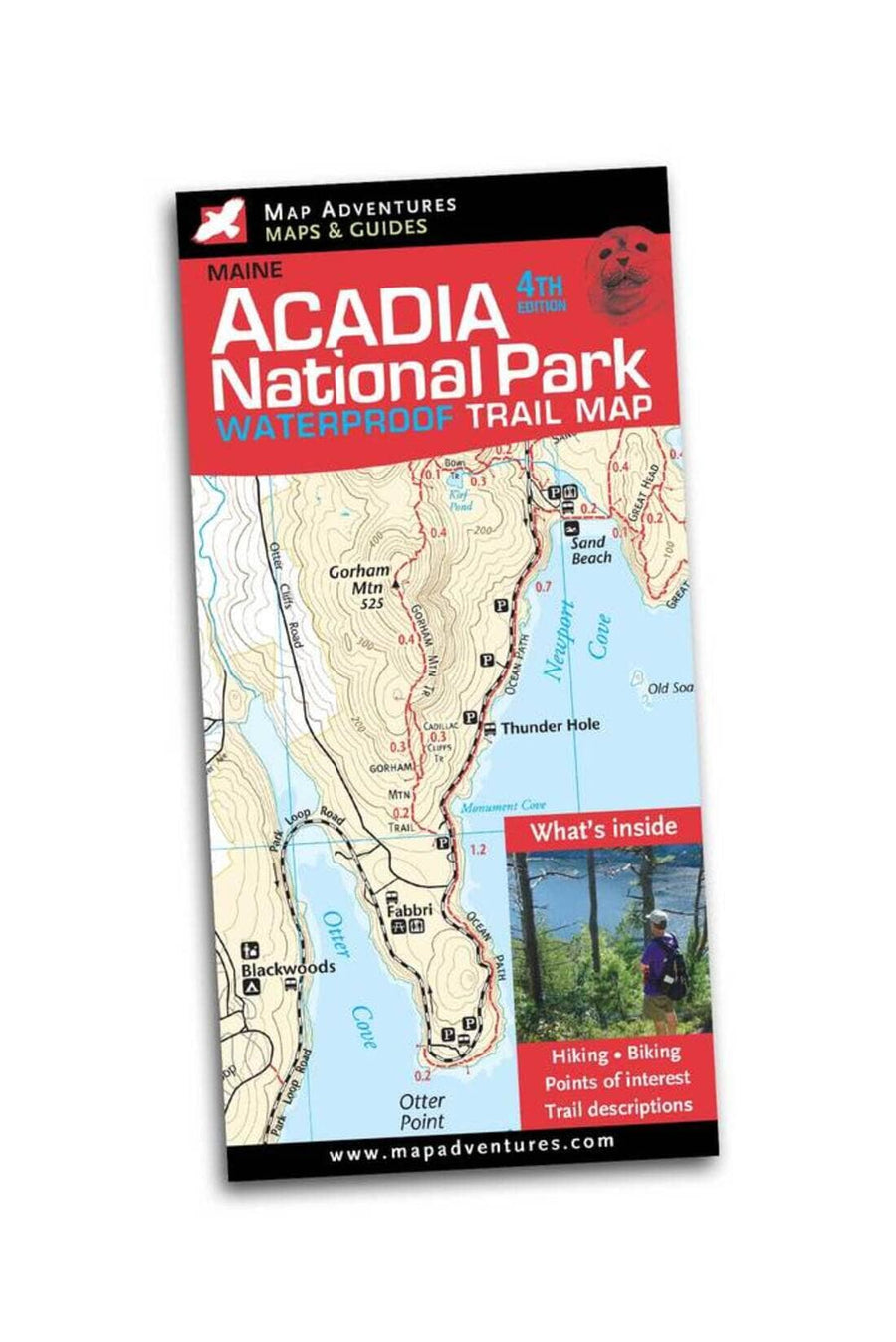 Acadia National Park | Map Adventures carte pliée 