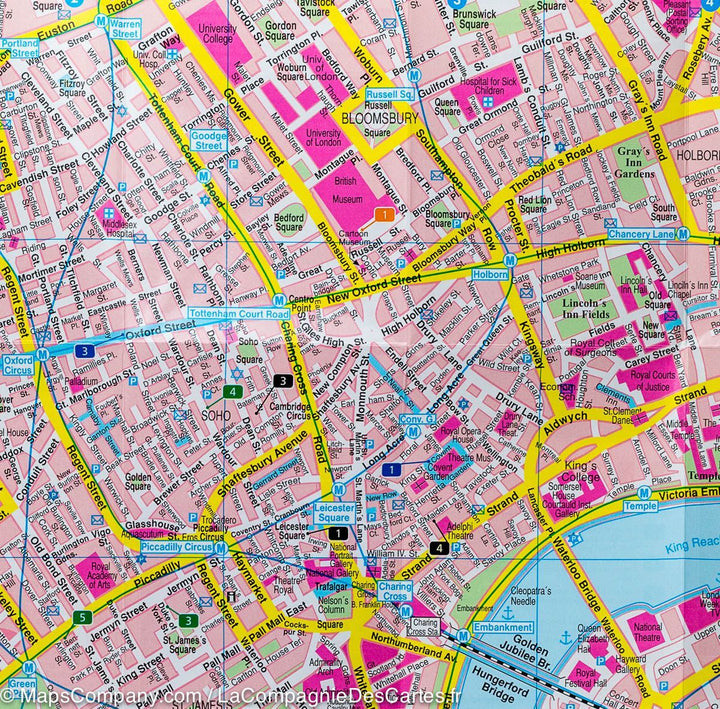 Plan de poche de Londres | Freytag &amp; Berndt - La Compagnie des Cartes