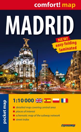 Plan de poche plastifié - Madrid mini | Express Map carte pliée Express Map 