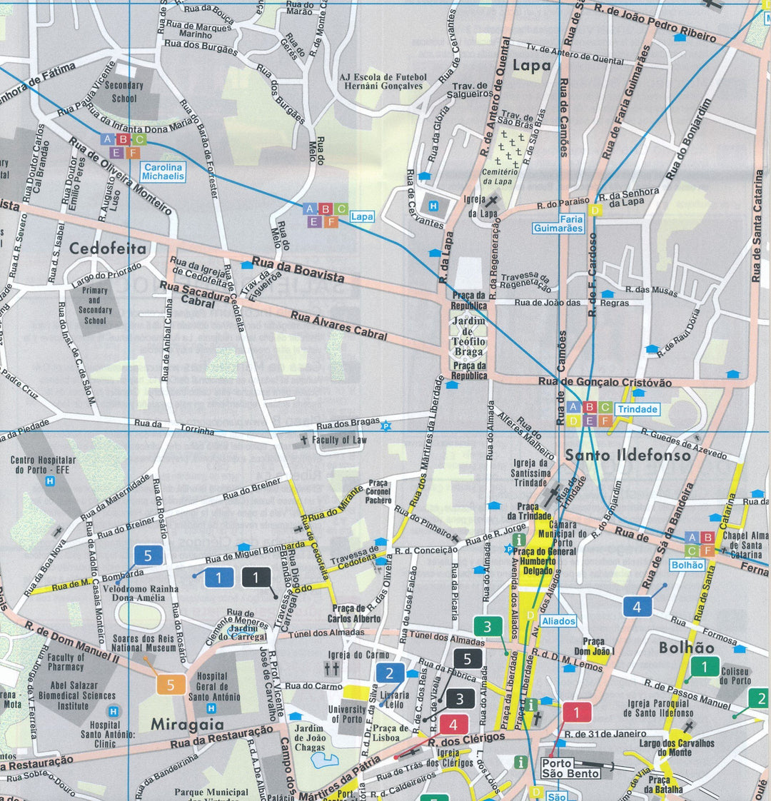Plan de poche - Porto | Freytag & Berndt carte pliée Freytag & Berndt 