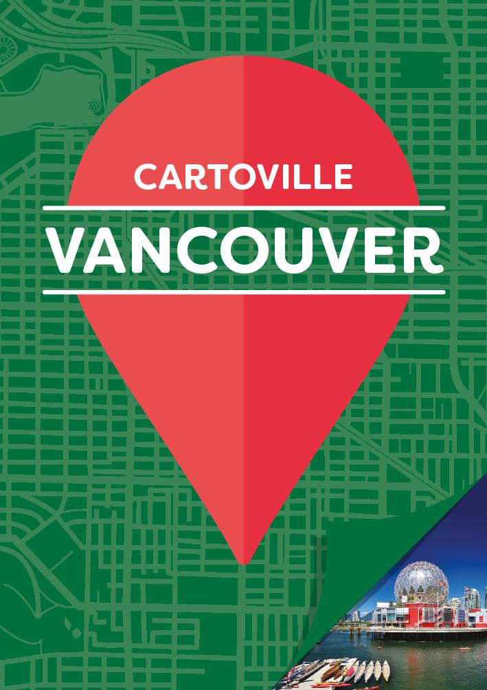 Plan détaillé - Vancouver | Cartoville carte pliée Gallimard 