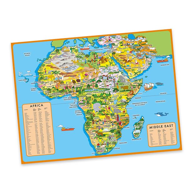 Geographical Puzzle - Europe (58 rooms) for children 4 years old and + –  MapsCompany - Travel and hiking maps