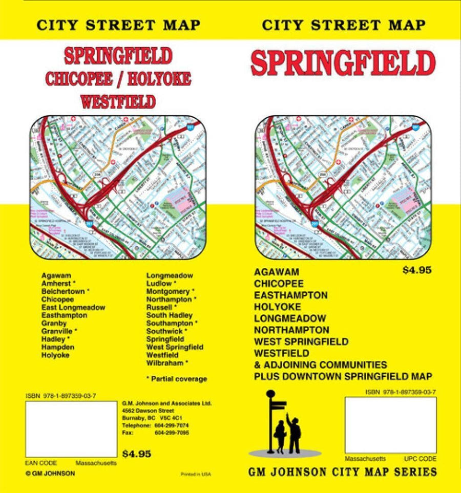 Springfield - Massachusetts | GM Johnson Road Map 