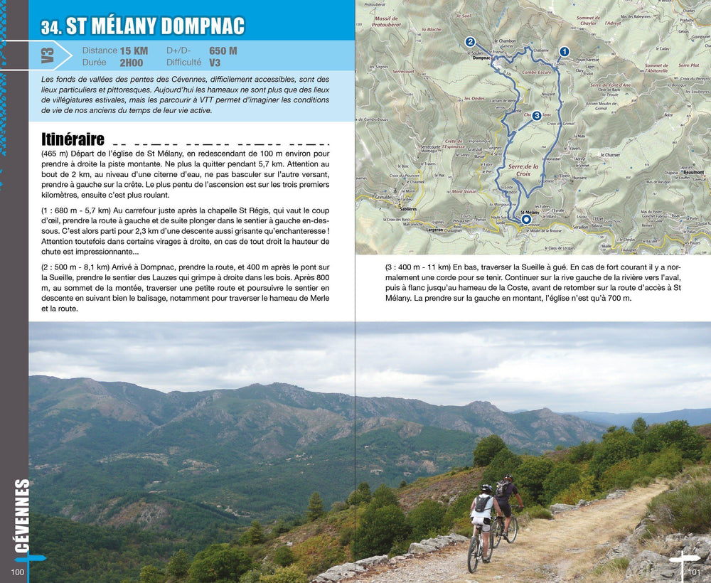 Topoguide cyclo - Ardèche : 62 itinéraires VTT | VTOPO guide vélo VTOPO 