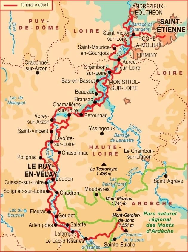 Topoguide de randonnée - Source et Gorges de la Loire | FFR guide de randonnée FFR - Fédération Française de Randonnée 