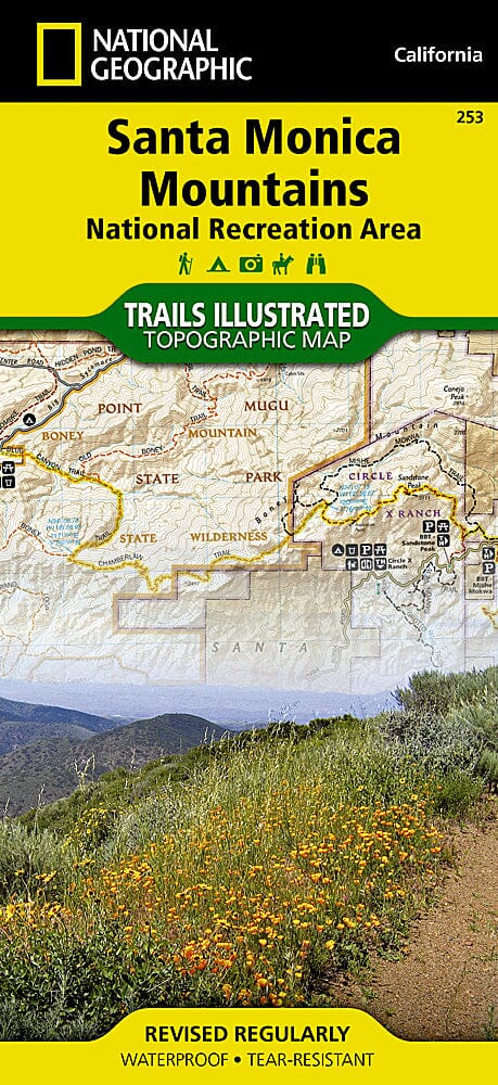 Trails Map of Theodore Roosevelt National Park (North Dakota), # 259 | National Geographic carte pliée National Geographic 