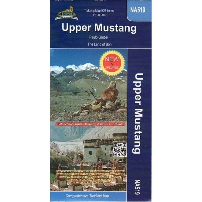 Upper Mustang : Carte de trekking au Népal Na519 | Himalayan MapHouse carte pliée Himalayan MapHouse 